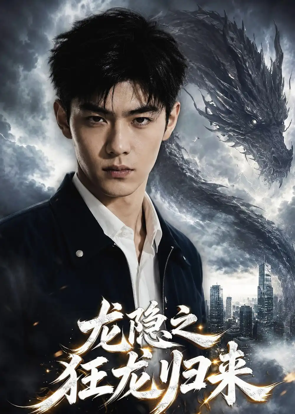 《龙隐之狂龙归来（70集）AI短剧（夸克网盘）》短剧封面