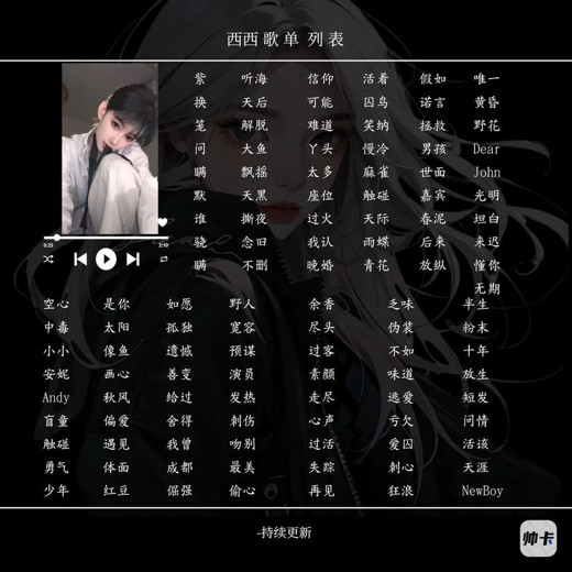 抖音爆火歌单100首封面