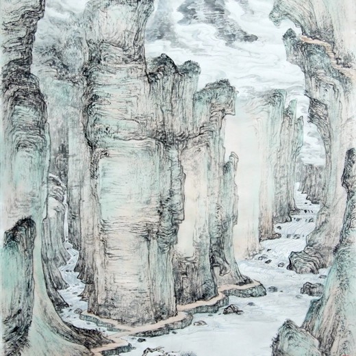 第14届全国美展中国画展览高清电子图片工笔写意人物山水花鸟封面