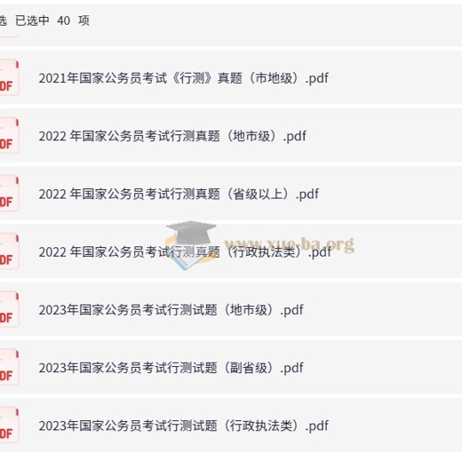 全国各省份历年国省考行测申论真题合集(2000-2025)2000封面