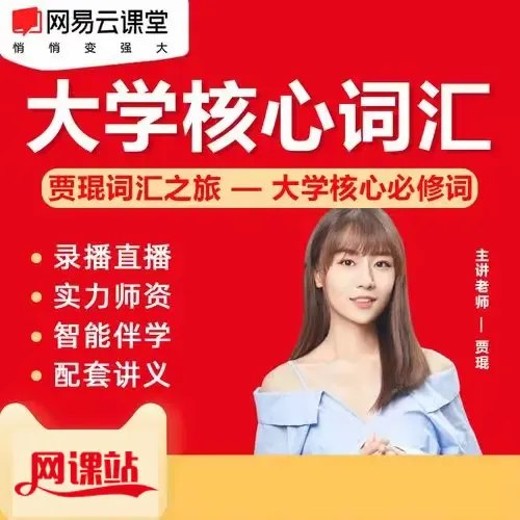 网易贾琨词汇之旅：大学核心6500必修词封面