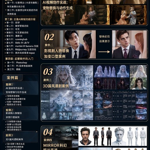 即梦AI全功能实战课，一站式掌握AI绘图与视频制作封面