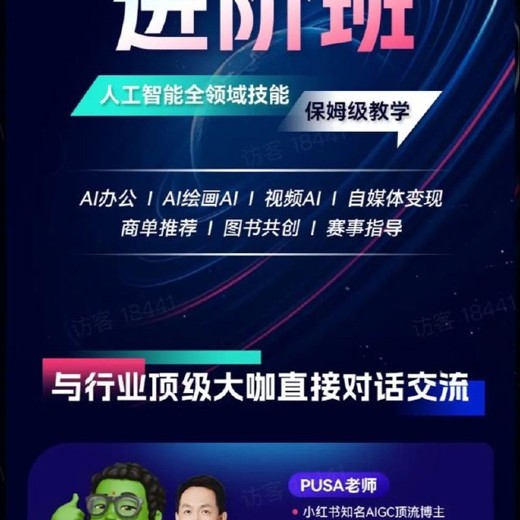 野菩萨AI绘画资深课，全新课程，全新视野，知识重构，引领未来封面