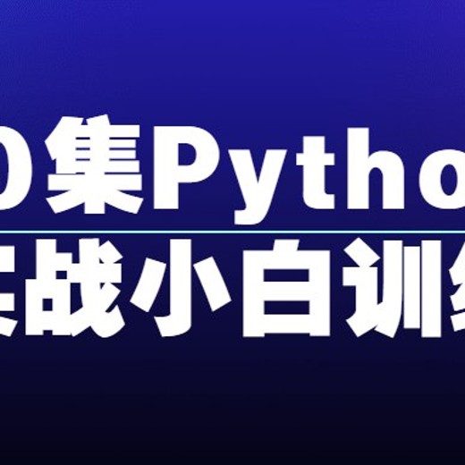 Python教程Python全能实战小白训练营470集12.9G封面