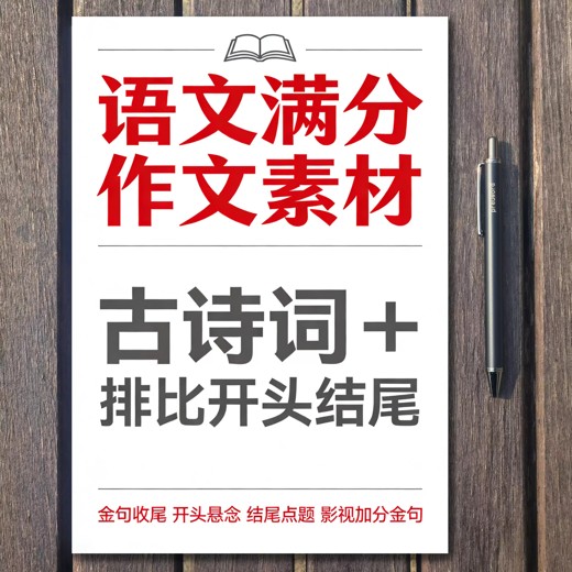 高中语文作文素材资料合集封面