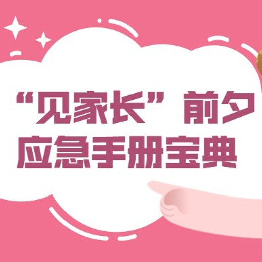 “见家长”前夕应急手册宝典封面