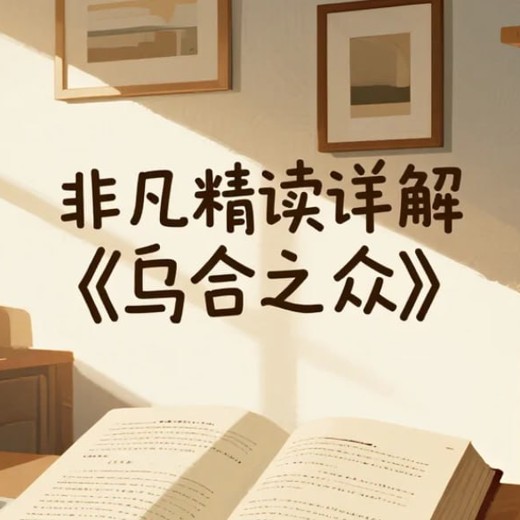 非凡精读详解乌合之众,群体心理与大众行为研究精讲 非凡精读详解乌合之众,群体心理与大众行为研究精讲封面