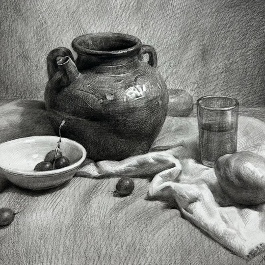 素描十天学会素描封面