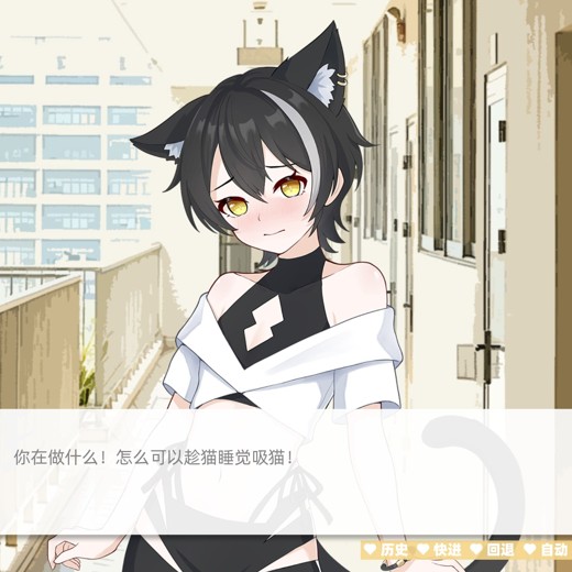 酷猫小黑的生活日记封面