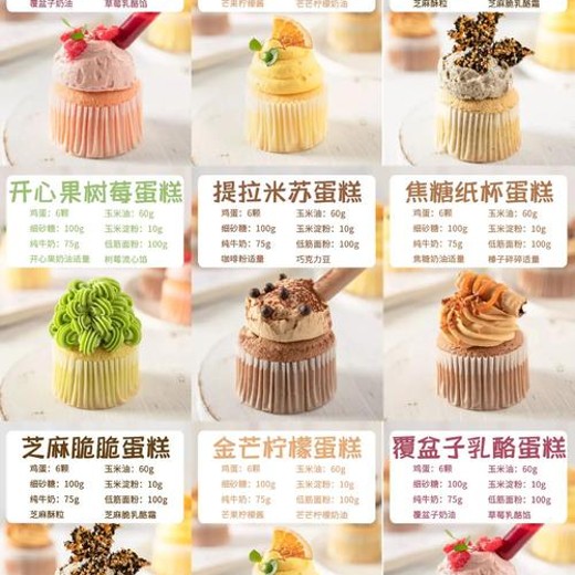 蛋糕类配方和制作教程【视频教程】封面