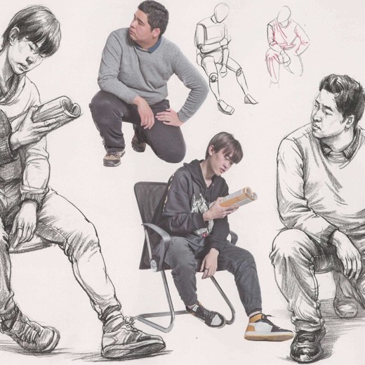 人体速写动漫人物手绘技法教程封面