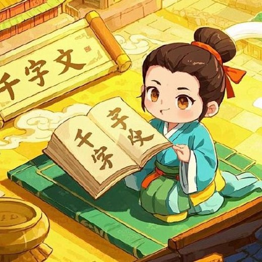 千字文国学经典动画，轻松识字知天下封面