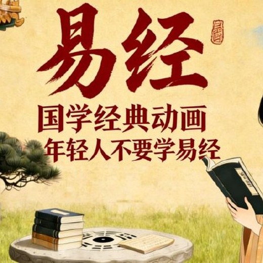 国学启蒙动画《易经》，用动画讲透中国智慧之源封面