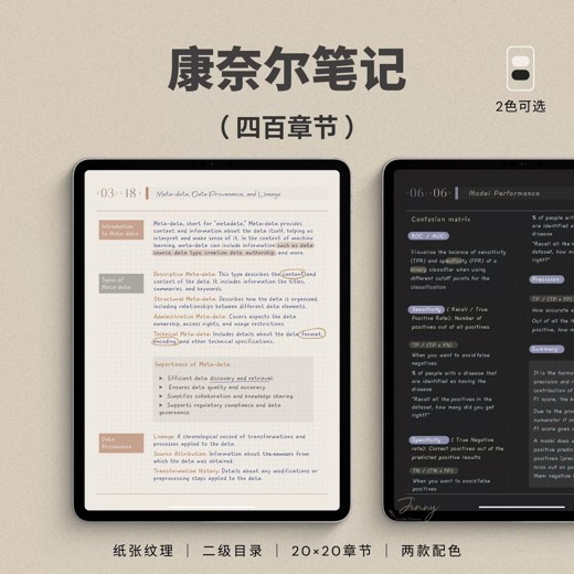 电子手账笔记模版封面