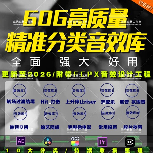 电脑版剪映模板素材包合集封面