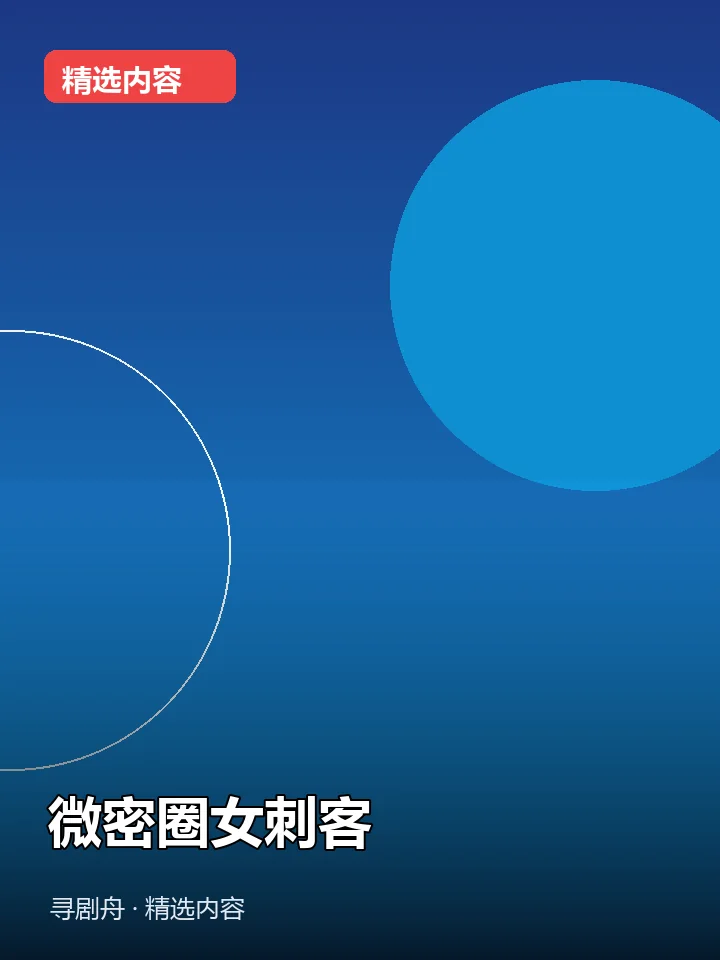 微密圈女刺客(夸克网盘) 微密圈女刺客(夸克网盘)封面