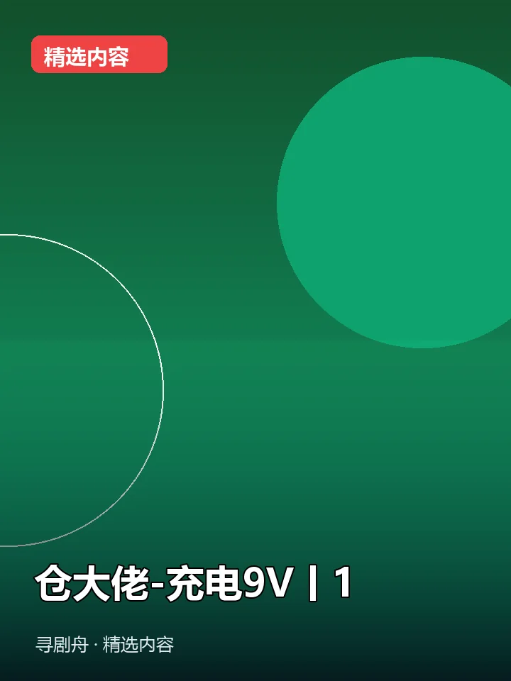 -仓大佬-充电9V丨1(夸克网盘) -仓大佬-充电9V丨1(夸克网盘)封面